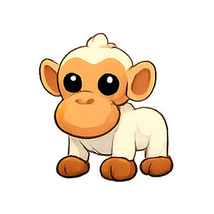 Adopt Me All Server Albino Monkey